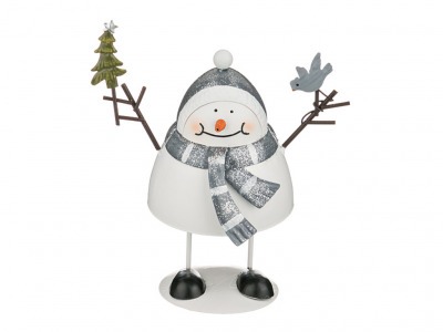 Фигурка "снеговик" 12*11*20 см. Polite Crafts&gifts (248-028) 