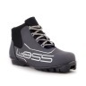 Ботинки лыжные SNS Loss 443, синт. кожа, серые (10059)