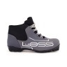 Ботинки лыжные SNS Loss 443, синт. кожа, серые (10059)