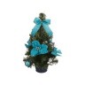 Изделие декоративное"елочка с голубыми цветами" высота= 30 см.без упаковки (кор=84 шт.) Polite Crafts&gifts (161-148)