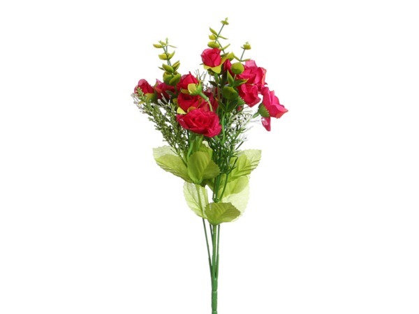 Цветок искусственный "чайная роза" высота=31 см. Huajing Plastic (23-317)