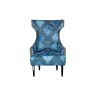 Кресло (искусственная кожа+синий велюр) 75х82х115 - 00002366