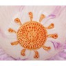 Салатник "цветок" диаметр=12 см. фиолетовый Annaluma (628-524)