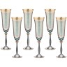 Набор бокалов для шампанского из 6 шт. "верде" 200 мл.высота=25 см. Ryszard Mustwito (666-034) 