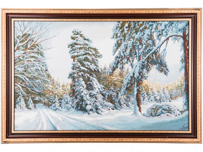 Гобеленовая картина "зимушка-зима" 122х83см. (404-1303-22) 