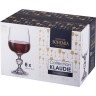 Набор бокалов для вина из 6 шт. "claudie / sterna" 230 мл. высота=15 см. CRYSTALITE (669-161)