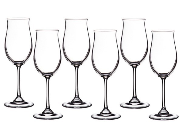 Набор бокалов для вина из 6 шт. "эллен" 360 мл. высота=23 см. CRYSTALITE (669-066)