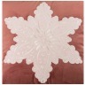 Декоративная подушка 46*46 см, "снежинка" п/э 100%, чайная роза SANTALINO (850-817-08)