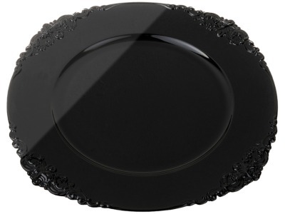 Пластиковая подстановочная тарелка 35,5*35,5*2 см. без упаковки Bwss Kitchenware (505-064) 