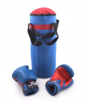 Набор для бокса детский, к/з, текстиль, 4 oz (4558)