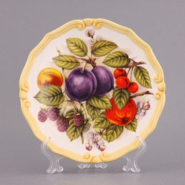 Тарелка декоративная диаметр = 20 см. Porcelain Manufacturing (451-156) 