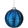 Декоративное изделие шар стеклянный диаметр=8 см. высота=9 см. цвет: синий Dalian Hantai (D-862-121) 