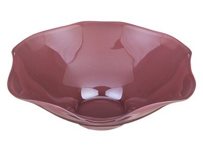 Чаша декоративная "модерн" розовая диаметр=22 см.высота=6 см. Franco S.r.l. (316-907) 