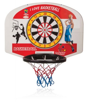 Баскетбольное кольцо с мячом + дартс (3400plsn)