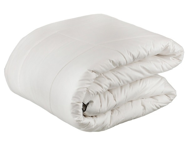 Одеяло merino 200*220 см, верх:100% хлопок, наполнитель:70% iшерсть/ 30% полиэстер, белый (556-187) 