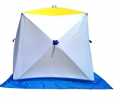 Палатка для зимней рыбалки Стэк Куб-1 двухслойная (дышащий верх) (54024)