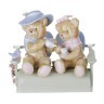 Фигурка музыкальная "два медвежонка" высота=15 см.длина=14 см. Porcelain Manufacturing (461-139) 