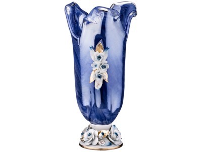 Декоративная ваза высота=40 см. White Cristal (647-689) 