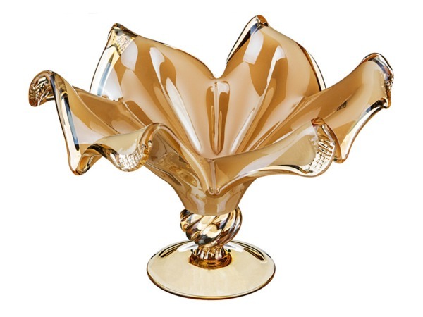 Декоративная чаша 33*23 см.высота=28 см. White Cristal (647-629) 