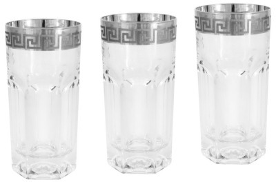 6 стаканов для воды Версаче серебро Same (SM1046_299-S-AL)