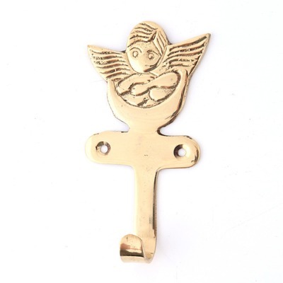 Комплект вешалок на 1 крючок из 6 шт."ангел" длина= 12 cm.латунь Sri Ram (878-074) 
