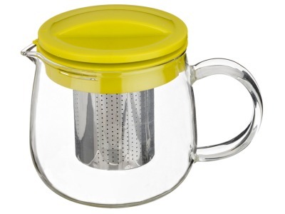 Заварочный чайник из жаропроч.стекла с фильтром из нжс, 600мл Dalian Hantai (885-066) 