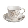 Чайный набор на 6 персон 12 пр. "софия: золотая роза" 200 мл. под.упак. Porcelain Manufacturing (418-037) 