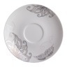 Чайный набор на 6 персон "серебряный цветок" 12 пр. 250 мл. Porcelain Manufacturing (440-123) 