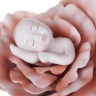 Статуэтка "спящий младенец"высота=10 см диаметр=15 см. Porcelain Manufacturing (461-060) 