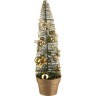Изделие декоративное "елочка золотая с украшениями" в пвх коробке" высота = 45 см Polite Crafts&gifts (160-127)