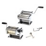 Машинка agness для раскатки теста и нарезания лапши+насадка для пельменей+ нож для теста (кор=4шт) Agness (916-002)