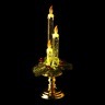 Фигурка с подсветкой "свеча" 16*17 см высота=37 см (кор=12шт.) Lefard (786-243)
