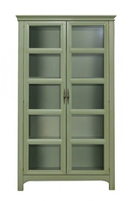 Шкаф со стеклянными дверками "Olivia" CB3005-ET