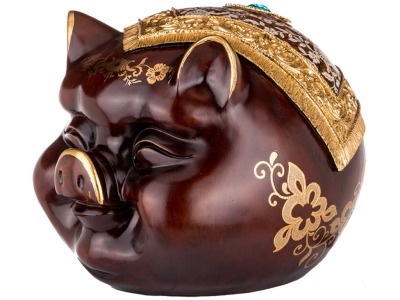 Фигурка-копилка "свинья. символ накопления денег" 28*25*24 см. Hong Kong (114-332) 