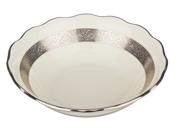 Глубокая суповая тарелка "луксор" диаметр 16 см. высота 4 см. без упаковки Elisabeth Bohemia Original (662-633)