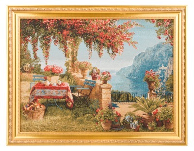 Гобеленовая картина "ривьера в тени" 53х41см. (404-1067-26) 