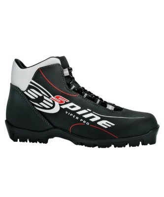 Ботинки лыжные SNS Viper 452, синт. кожа, черные (7045)