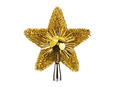 Верхушка звезда 23*21*3 см.золото Polite Crafts&gifts (866-033) 