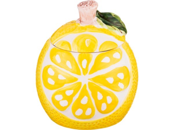 Сахарница "лимон" 350 мл. 9*9*11 см. без упаковки Lefard (585-076)