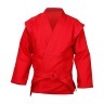 Куртка для самбо 550г/м2 красная р.54 (9511)