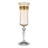 Набор бокалов для шампанского из 6 шт. "грейс" амбер 190 мл.высота=24,5 см. Crystalex Cz (674-309) 