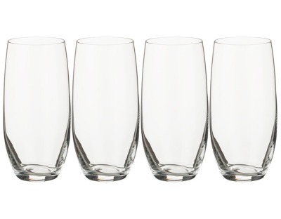 Набор стаканов для воды из 4 шт. "бар" 470 мл.высота=16 см. Bohemia Crystal (674-546)