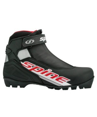 Ботинки лыжные NNN X-Rider 254, синт. кожа, черные (8991)