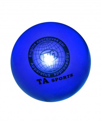 Мяч для художественной гимнастики 15 см, синий Т11 (4620)