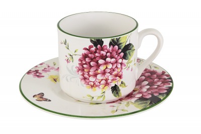 Чашка с блюдцем Цветы и птицы - IM15018E-A2210AL IMARI