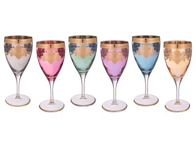 Набор бокалов для вина из 6 шт. "фиорентино" 300 мл.высота=19 см. Art Decor (326-019) 