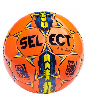 Мяч футбольный Brilliant Super orange FIFA 2015 №5 (10490)