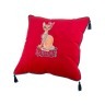 Декоративная подушка "мурка" 45х45, красный, вышивка, 100%пэ SANTALINO (850-827-18)