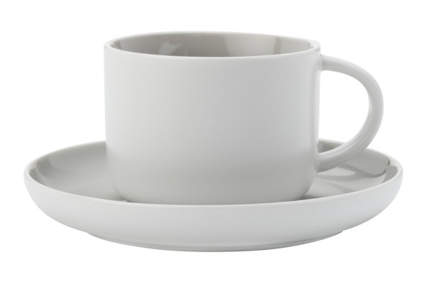 Чашка с блюдцем Оттенки (серая) без инд.упаковки - MW475-DI0112 Maxwell & Williams