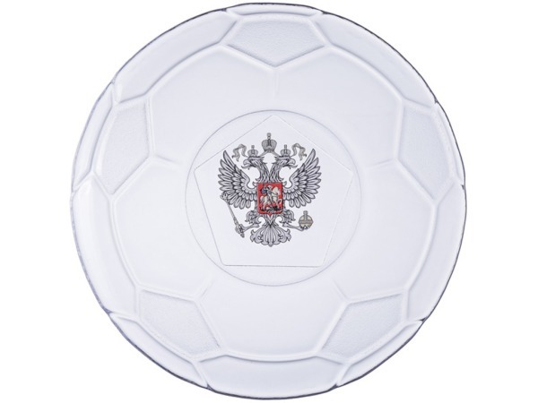 Тарелка "лига" "герб рф" диаметр=19 см. без упаковки (кор=16шт.) (381-598) 